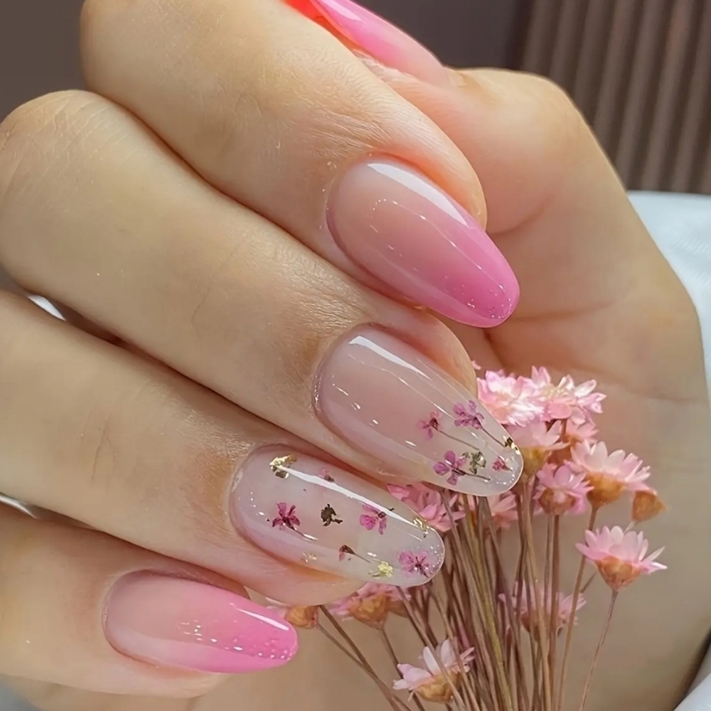 24 Pieces Fake Press On Nails